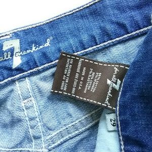 7 For All Mankind Shorts - 7 For All Mankind Distressed Jean Shorts 7 For All Mankind Shorts - 7 For All Mankind Distressed Jean Shorts